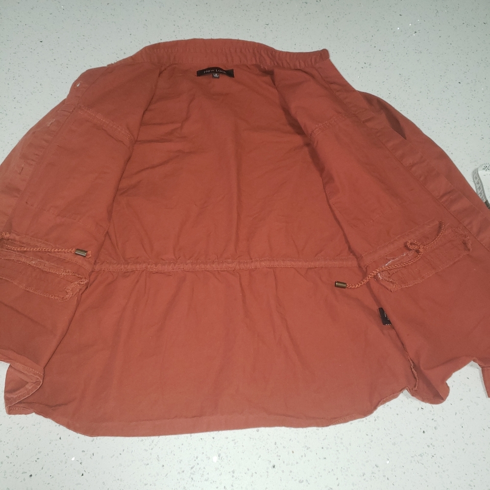 Rusty Orange Utility Jacket - Picture 5 of 11